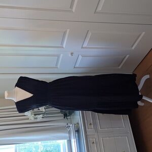 Xirena Womens Rosalie Black Cotton Gauze Tiered Sleeveless Maxi Dress Pockets XS